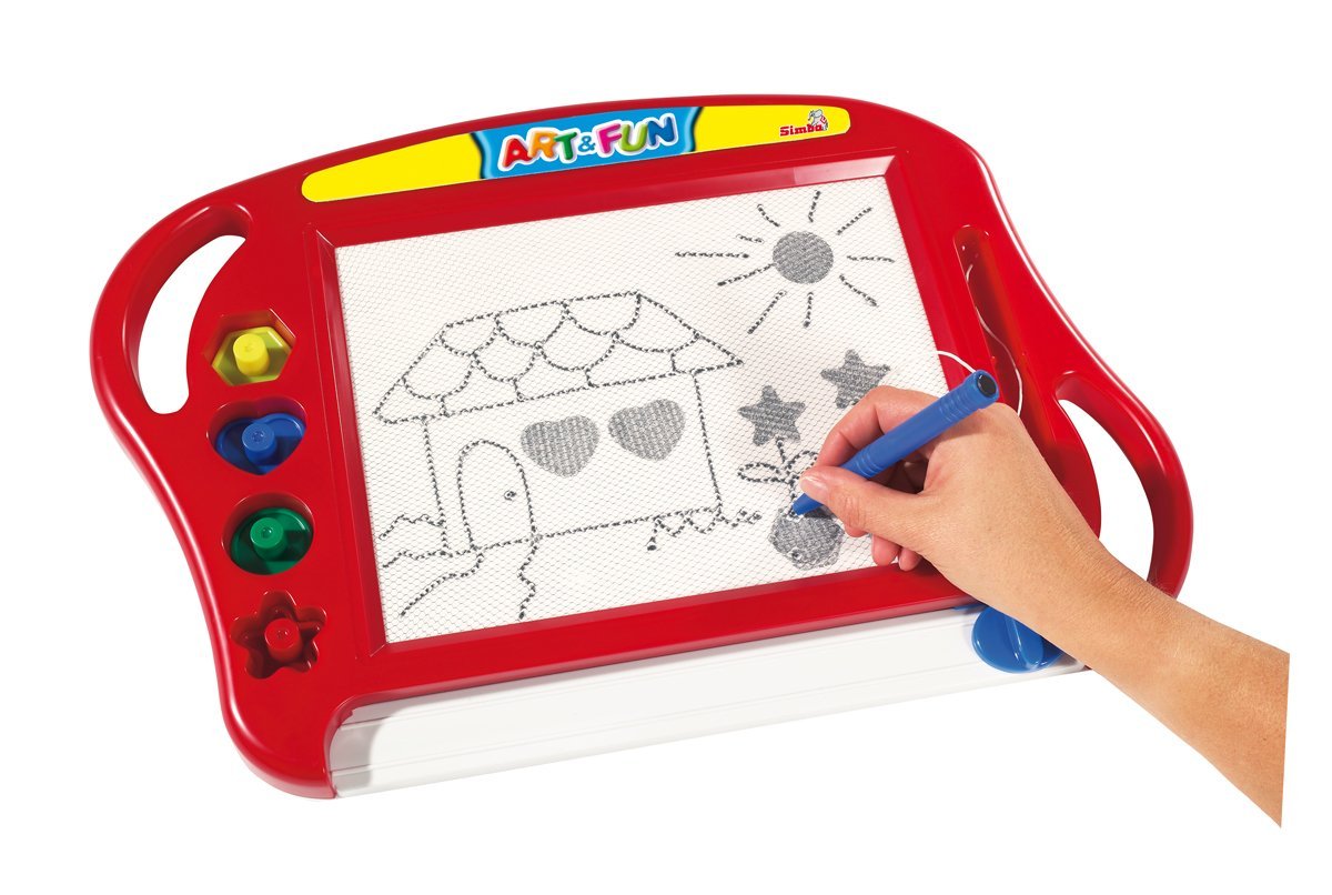 Доска для рисования магнитная, 4 печати, 45 см.  